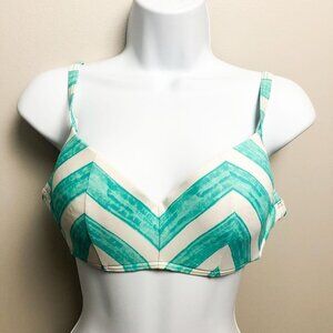 Coco Rave Chevron Lined Bikini Top